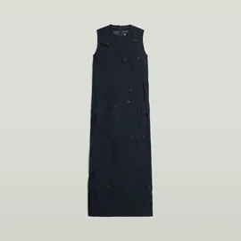 G-Star Langes Pocket-Kleid Blau M