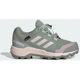 Adidas Terrex Goretex Kinderswander Schuhe - Silver Green / Linen Green / Preloved Fig - EU 33 1/2