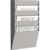 Paperflow Wandprospekthalter DIN A4 6 Fächern 31,1 x 7,9 x 50,2 cm, 1 St.