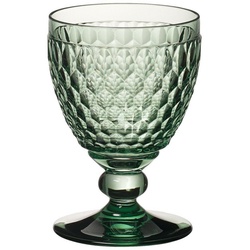 Villeroy & Boch Weinglas Boston, Kristallglas, Grün L:8.8cm B:8.8cm H:13.2cm D:8.8cm Kristallglas grün