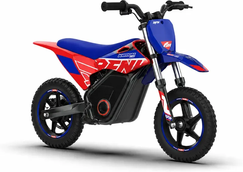 Kinder-Motorrad zum Rennen, 12 Zoll, Geländemotorrad, 250 W bürstenloser Motor, 25 km/h, 187,2 Wh, Motorrad für Jungen und Mädchen
