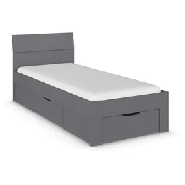 Rauch Stauraumbett FLEXX 90 x 200 cm Holz grau