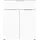 Germania Kombikommode 83 x 102 x 42 cm Weiß