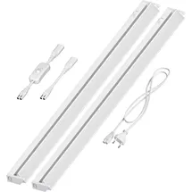 ledscom.de LED Unterbau-Leuchte LIWO 91cm, schwenkbar, mit Schalter, 27,9586W, je 1444lm, warmweiß, 2er Set