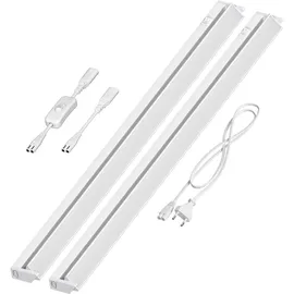 ledscom.de LED Unterbau-Leuchte LIWO 91cm, schwenkbar, mit Schalter, 27,9586W, je 1444lm, warmweiß, 2er Set