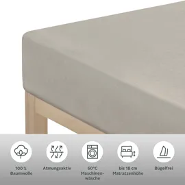 OTTO home Physalis Baumwolle 120 x 200 cm taupe