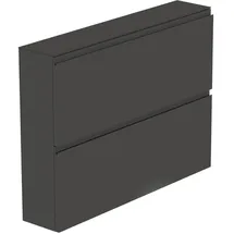 MODERANO Hängeschuhschrank 110 x 82 x 22 cm anthrazit matt / anthrazit