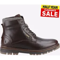 Hush Puppies Peter Herren Wasserdichte Memory Foam Leder Stiefel Brown