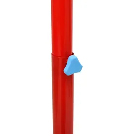 vidaXL Tragbares Basketball-Spielset Weiß/Rot 138,5 -166 cm