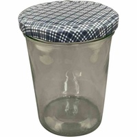 Siena Garden Sturz-Glas \"Cucinare\" 2TO440 blau/weiß, TwistOff 440 ml"