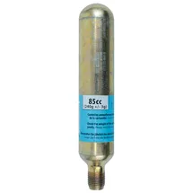 Helite CO2-Kartusche 85 cc silber