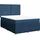 vidaXL Boxspringbett mit Matratze Blau 140x200 cm Stoff