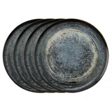 ARTHUR KRUPP 67384AA4 Arthur Krupp Set 4 Pizzateller Cm 32 Galaxy Neptune Stoneware