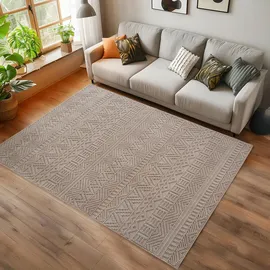 Ayyildiz Flachgewebeteppich Helix 2202 Beige 280 cm x 370 cm