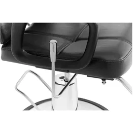 Physa Friseurstuhl Friseursessel Kopf- und Fußstütze - 52 - 64 cm 150 kg schwarz