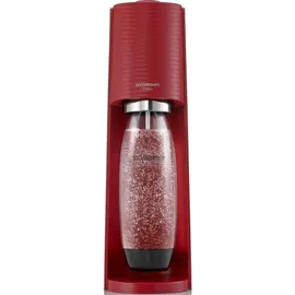Sodastream Terra red + PET-Flasche 1 l + Zylinder