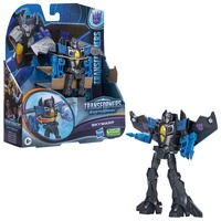 Transformers Spielzeug EarthSpark Warrior-Klasse Skywarp Action-Figur (12,5 cm), Roboterspielzeug für Kinder ab 6 Jahren