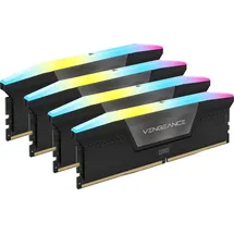Corsair Vengeance RGB DDR5-5600 128GB Kit (4x32GB) CL40 Schwarz CMH128GX5M4B5600C40