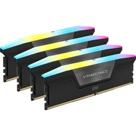 Corsair Vengeance RGB DDR5-5600 128GB Kit (4x32GB) CL40 Schwarz CMH128GX5M4B5600C40