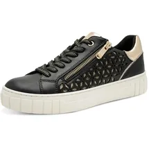 Marco Tozzi M2370142 Damen Wechselfußbett Schwarz/Gold 41