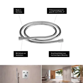 CHRIS BERGEN Chris Bergen, Handbrause mit Brauseschlauch (16.60 l/min)