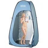 Vevor Pop Up Duschzelt Blau