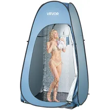Vevor Pop Up Duschzelt Blau