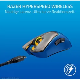 Razer DeathAdder V3 Pro Fortnite Edition blau