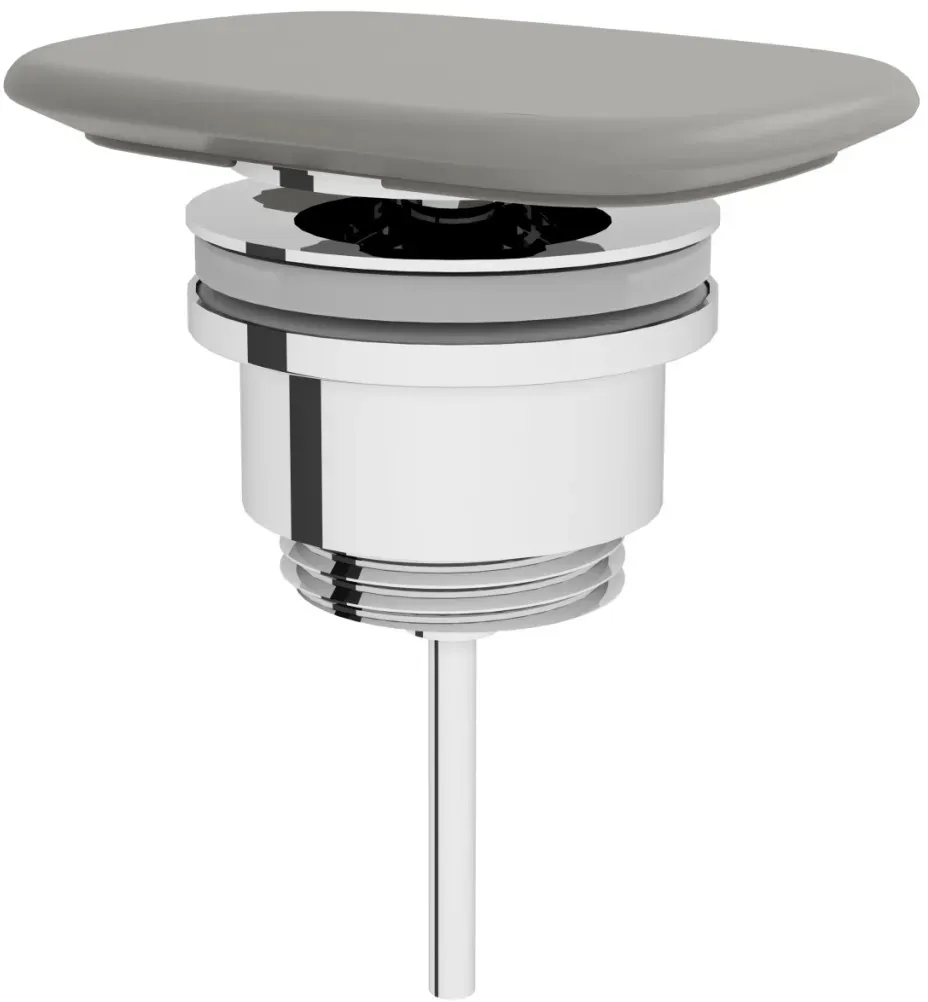 VitrA Schaftventil mit rechteckigem Ventildeckel aus Keramik 10 x 7,5 cm Steingrau,6370L476-2002 6370L476-2002