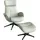 flexlux Relaxsessel FLEXLUX 90 x 107 x 89 cm Weiß mit verstellbarem Rücken- und Kopfteil