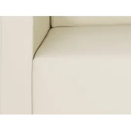 Mendler 2er Sofa Couch Lyon Loungesofa Kunstleder ~ creme