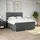 vidaXL Boxspringbett 180 x 200 cm Dunkelgrau