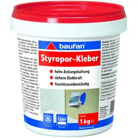 decotric Baufan Styroporkleber 1 kg Lösungsmittelfreier Klebstoff