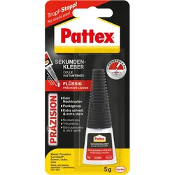 Pattex Sekundenkleber Präzision, flüssig, 5 g Tube