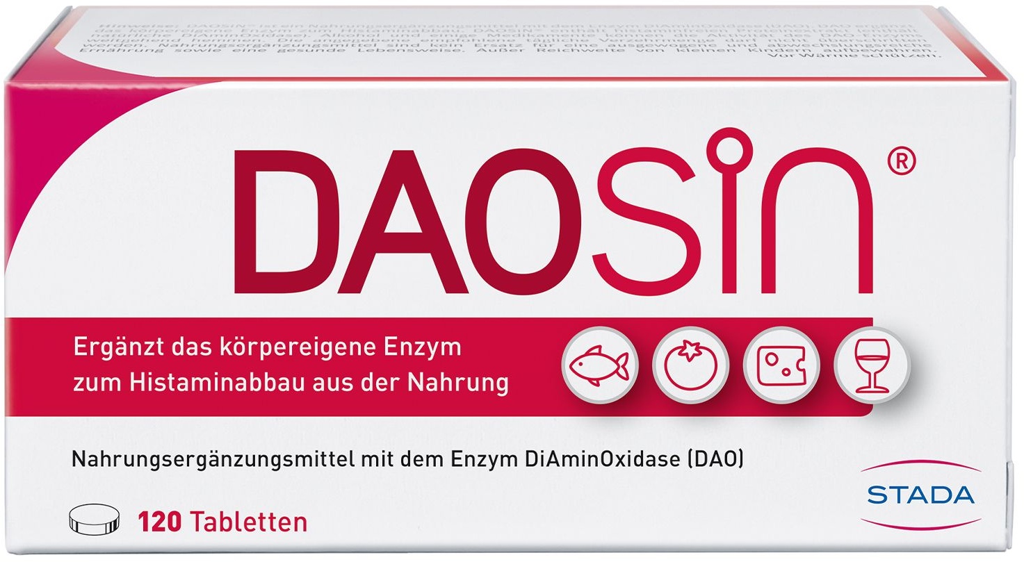 DAOSiN® Tabletten zur Unterstützung des Histaminabbaus