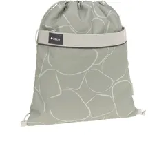 Lässig BOLD Lässig Kinder Turnbeutel Sportbeutel mit Rucksackfunktion/School String Bag Bold Curve sage