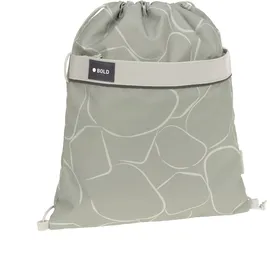 Lässig BOLD Lässig Kinder Turnbeutel Sportbeutel mit Rucksackfunktion/School String Bag Bold Curve sage
