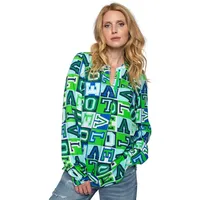 Emily van den Bergh Regular Fit Bluse mit Tunikakragen,