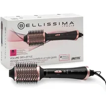 Bellissima Warmluftbürste Volume Dry&Style, Trocknet, formt und verleiht Volumen vom Ansatz bis zu den Spitzen, Ionisator und Keramik für geschütztes Haar, 1000 W, Gut für mittel-langes Haar