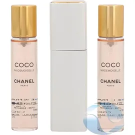 Chanel Coco Mademoiselle Eau de Toilette refillable 20 ml + Nachfüllung 2 x 20 ml Geschenkset