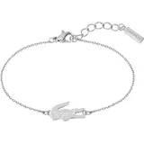 Lacoste Armband »Schmuck Edelstahl Ankerkette »CROCODILE, 2040046, 2040047, 2040048«, 73213563-0 silberfarben