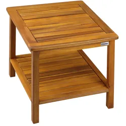 Casaria Beistelltisch Balkontisch Holz Akazie 45x45cm