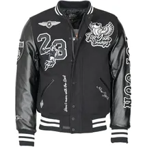 Top Gun Collegejacke schwarz 3XL