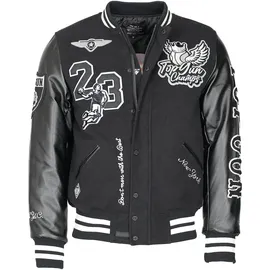 Top Gun Collegejacke schwarz 3XL