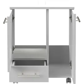 Schildmeyer Waschbeckenunterschrank 50 x 63,5 x 32,5 cm Weiß