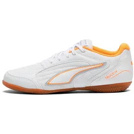 Puma Truco IV Kinder White/Orange/Silver 36