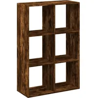vidaXL Bücherregal 69,5 x 29 x 137,5 cm Braun