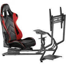 Logilink EO0065 Gaming-Stuhl Schwarz, Rot Universal