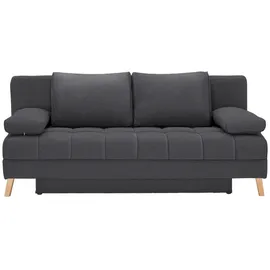 SUN GARDEN Schlafsofa Stoff 2-Sitzer Grau