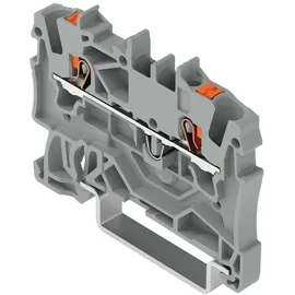 WAGO 2201-1201 Durchgangsklemme 4.20 mm Push-In-Klemme Grau